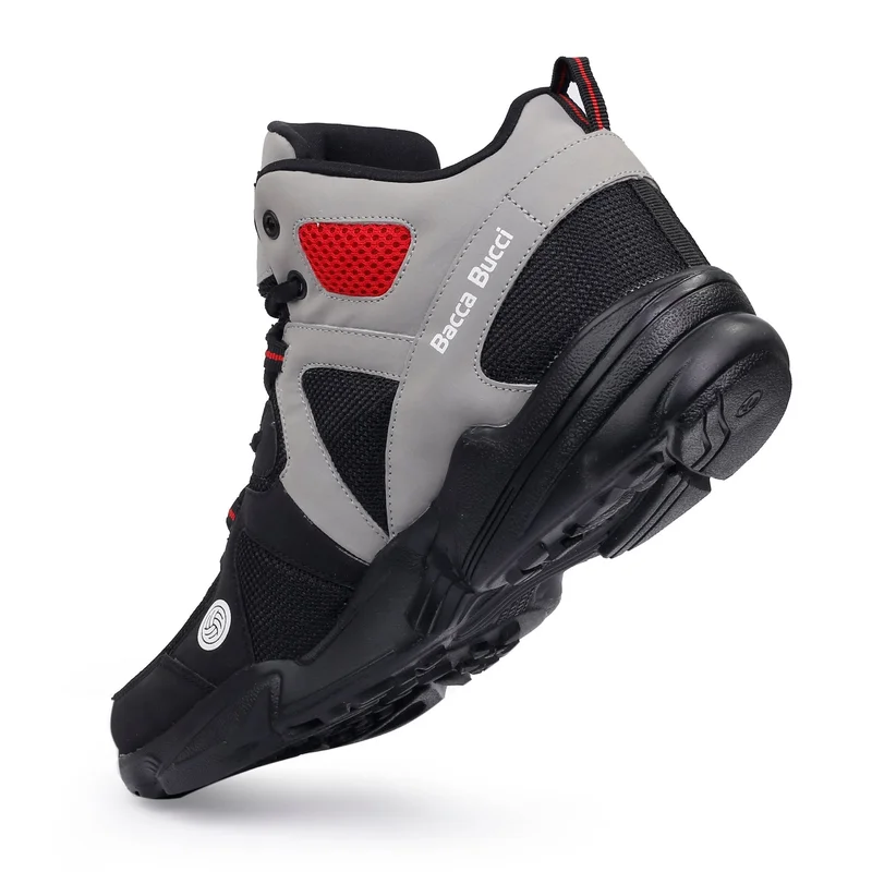 Bacca Bucci Grey Caper High Top Shoes for Men | Best Price UAE